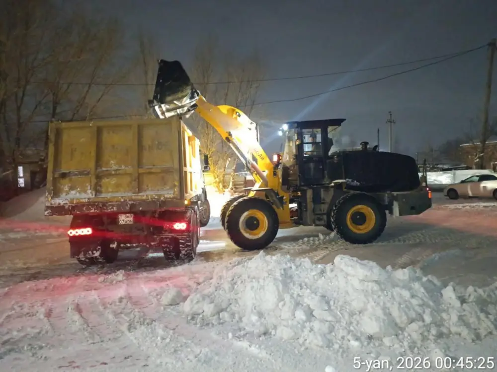 С начала зимнего сезона из Астаны вывезли более 1,6 млн кубометров снега (8)