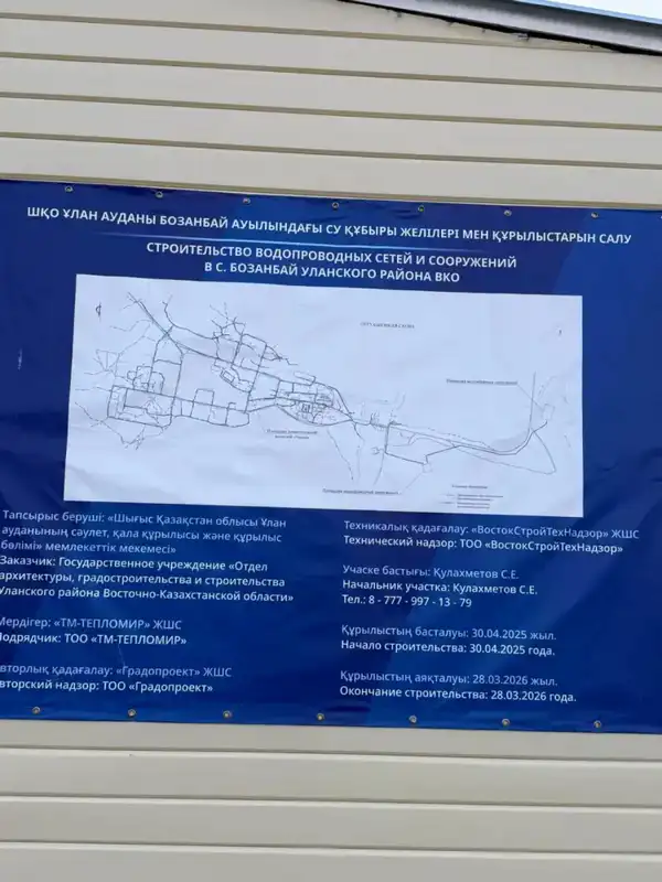 В Уланском районе ВКО завершено строительство и обновление систем водоснабжения (2)