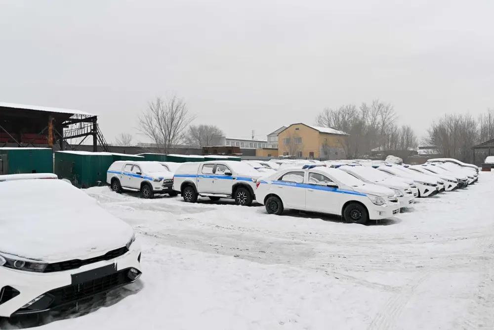 Аким области посетил объекты Департамента полиции (9)