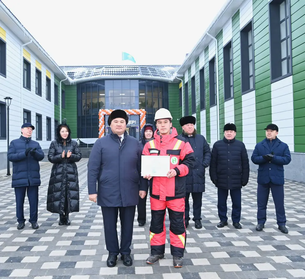 В селе Жаланаш Аральского района сдана в эксплуатацию школа на 150 мест (7)