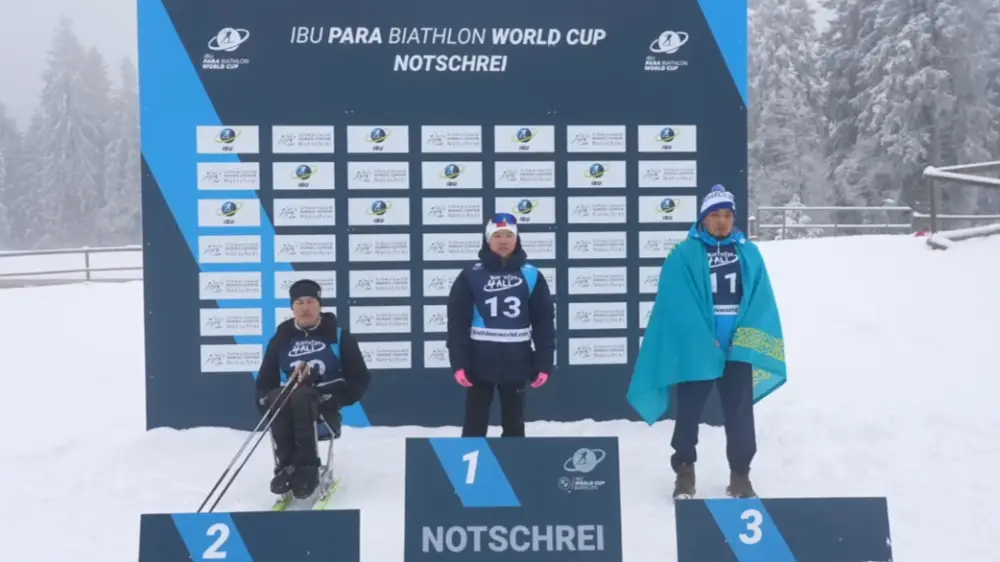 Ербол Хамитов завоевал бронзовую медаль этапа Кубка мира по пара биатлону (2)