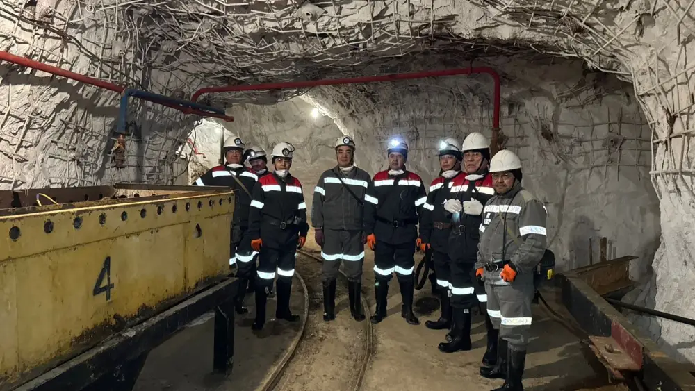 Вице-министр по ЧС посетил рудник «Бестобе» Акмолинской области (3)