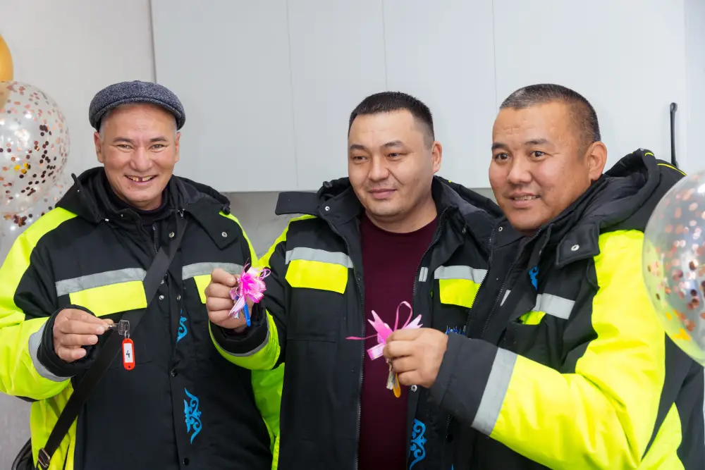 В «Астана Тазалық» представили коммунальные квартиры для своих сотрудников (5)