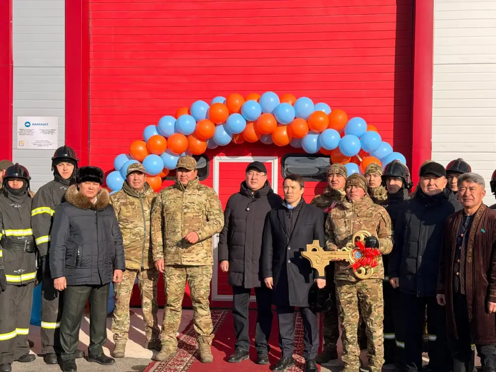 В селе Кеген открыто новое пожарное депо, обеспечивающее защиту 34 населённых пунктов (7)