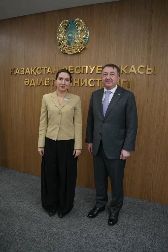 Министр юстиции Ерлан Сарсембаев встретился с Джерен Гюрес — Главой офиса «ООН-женщины» (5)