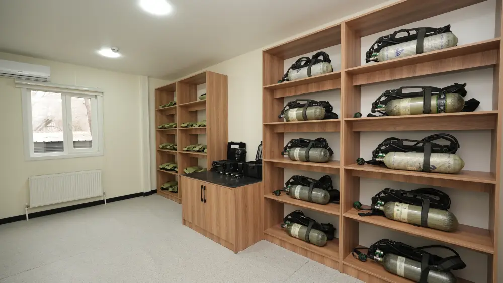 Новая точка безопасности: в Алматы за 90 дней построили и открыли пожарную часть (10)