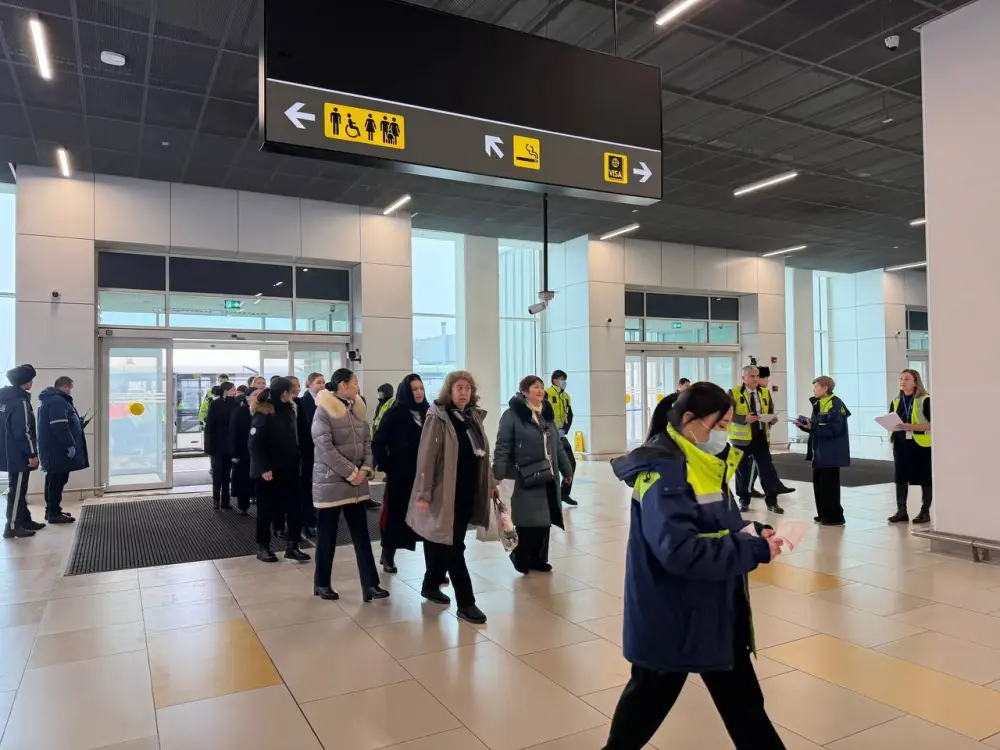 В аэропорту Алматы отработали меры реагирования на случай выявления вируса Нипах (2)