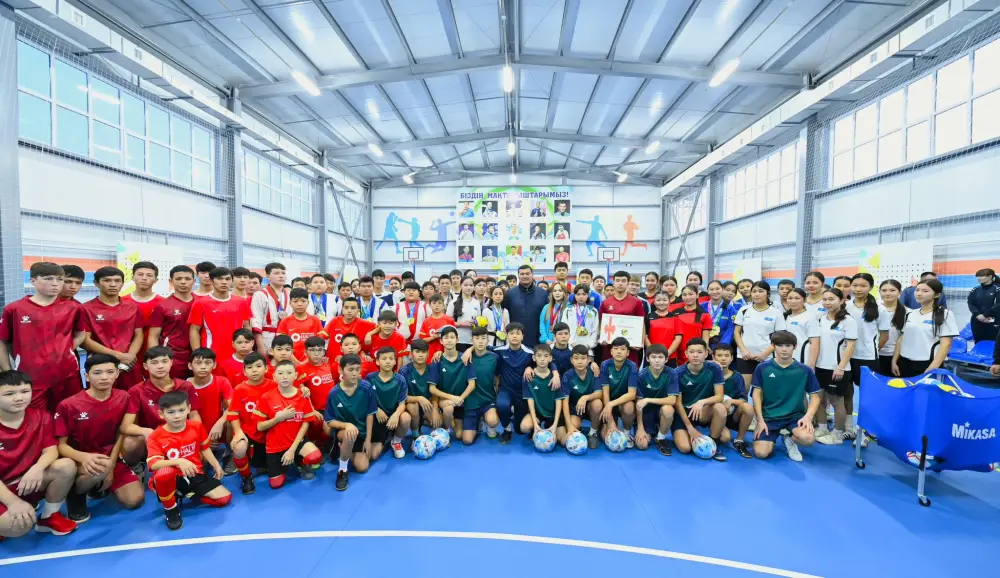 В селе Бекарыстан би Казалинского района открылся физкультурно-оздоровительный комплекс (8)