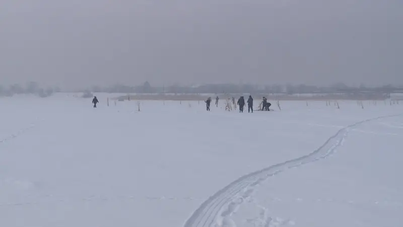 Чтобы рыба пережила зиму: на водоёмах Карагандинской области проводят противозаморные работы (10)