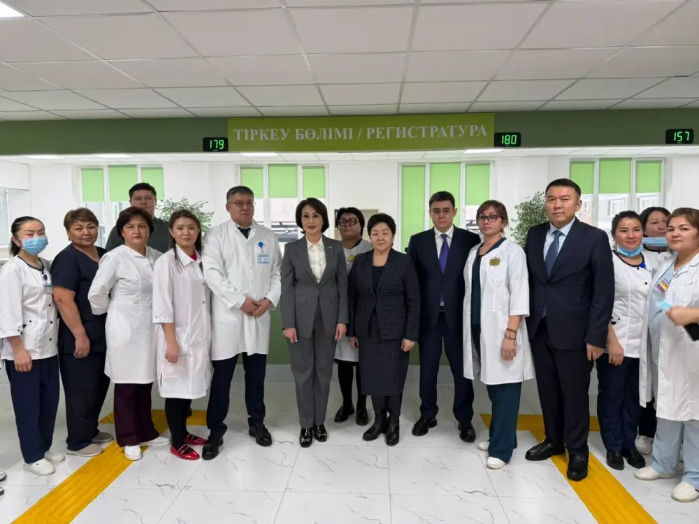 В Жамбылском районе укрепляется инфраструктура здравоохранения (5)