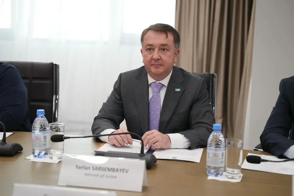 Министр юстиции Ерлан Сарсембаев встретился с Джерен Гюрес — Главой офиса «ООН-женщины» (2)