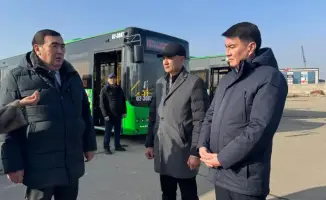 Новый маршрут и автобусы: Тараз на старте!