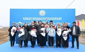 80 семей получили ключи от новых домов в Жанакоргане