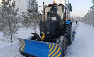 Снежные очистительные работы в Астане: более 3,3 млн кубометров снега вывезено благодаря 1 124 единицам спецтехники