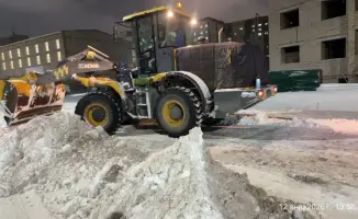 Снеговая буря: Астана освободилась от почти 50 тысяч кубометров снега за один день