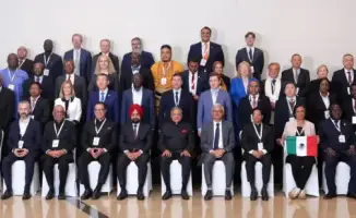 Казахстанская делегация на конференции в Индии