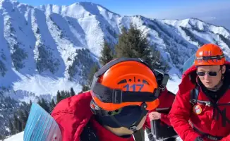 Лавиноопасная ситуация в горах Казахстана