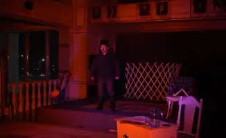 Жетісу: моноспектакль «Мұқағали» в театре