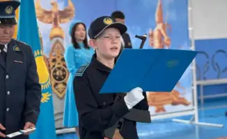 Первый кадетский класс имени Талгата Китаппаева в Риддере