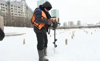 Жизнь в реке Есиль: кислородные подушки для рыб в зимнем холоде Астаны