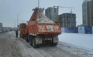 Астана мобилизует силы для борьбы со снегом: 3 тысячи рабочих и 1800 единиц техники на очистке города