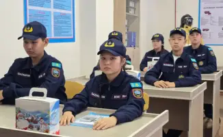 Культура безопасности среди школьников в Казахстане через проект Юный спасатель