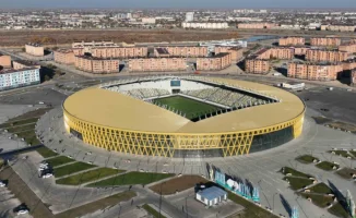 Кайсар Арена в Кызылорде готовится к инспекции от УЕФА