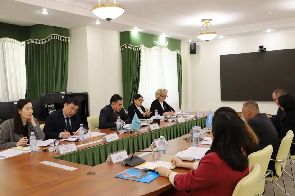 А. Ертаев встретился с представителем ЮНИСЕФ в Казахстане Р.М. Сарваром (5)