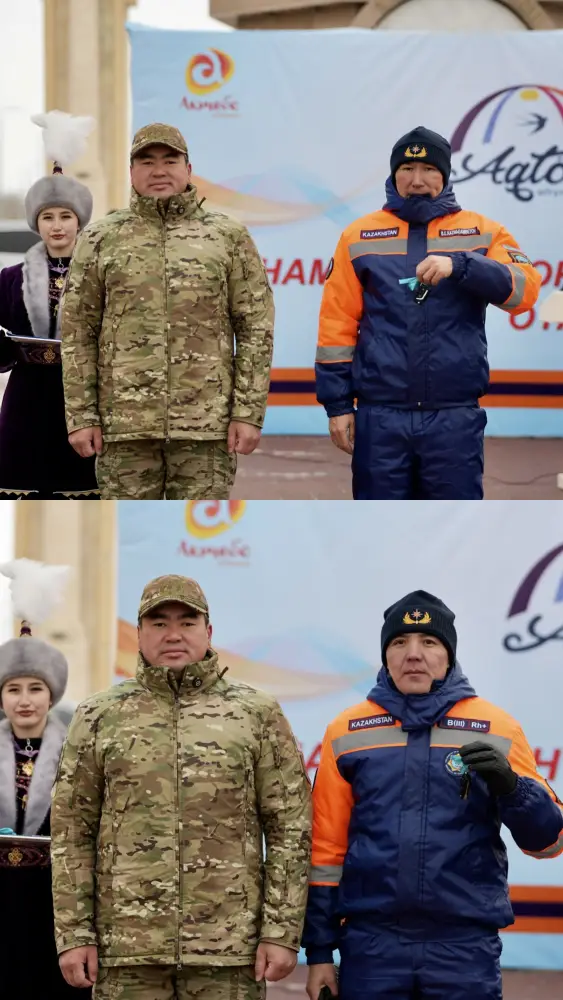 Глава МЧС вручил спасателям Актюбинской области ключи от новой техники (7)