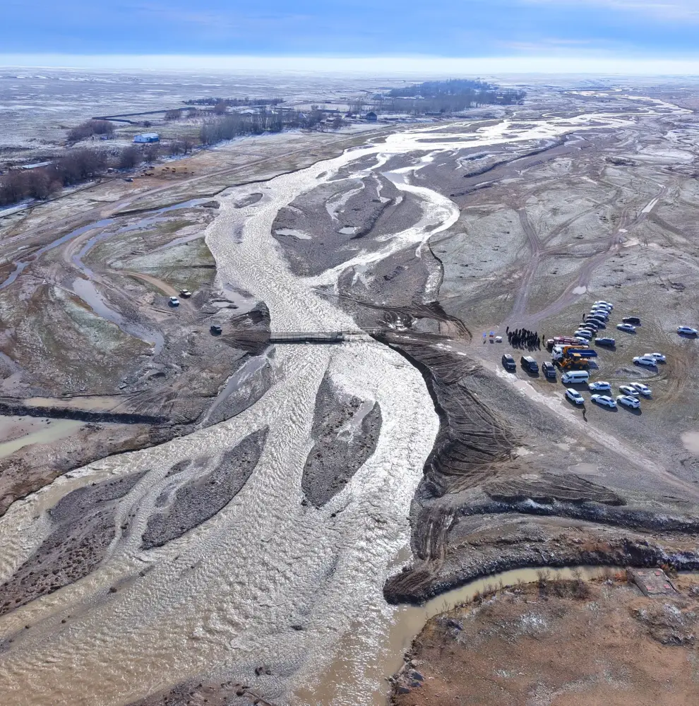 НУРАЛХАН КУШЕРОВ ПОСЕТИЛ САУРАНСКИЙ РАЙОН И ПРОИНСПЕКТИРОВАЛ ХОД ПРОТИВОПАВОДКОВЫХ РАБОТ (4)