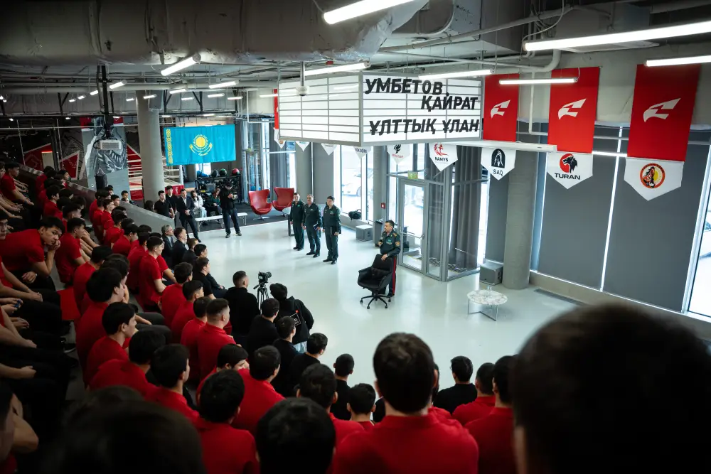 Представители Национальной гвардии МВД РК провели встречу с молодежным объединением «Дала Қырандары» (4)