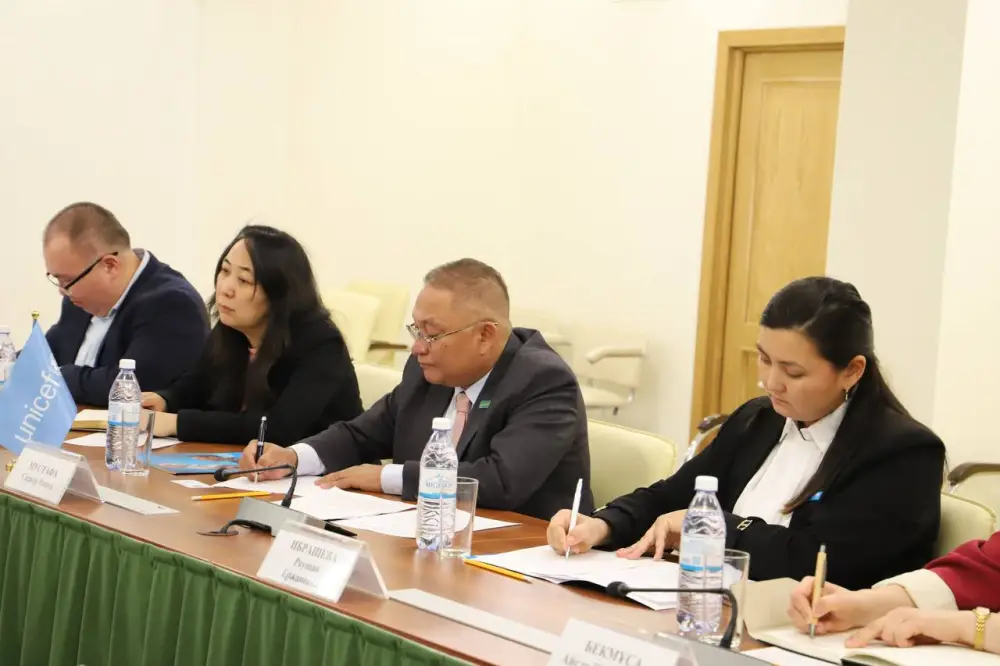А. Ертаев встретился с представителем ЮНИСЕФ в Казахстане Р.М. Сарваром (4)