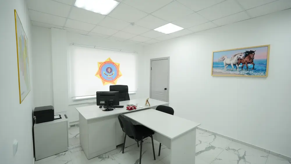 Глава МЧС открыл модернизированную пожарную часть в городе Хромтау (10)