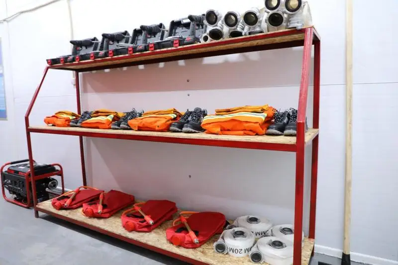 В селе Ахмет Карагандинской области открыли новый пункт пожаротушения (5)