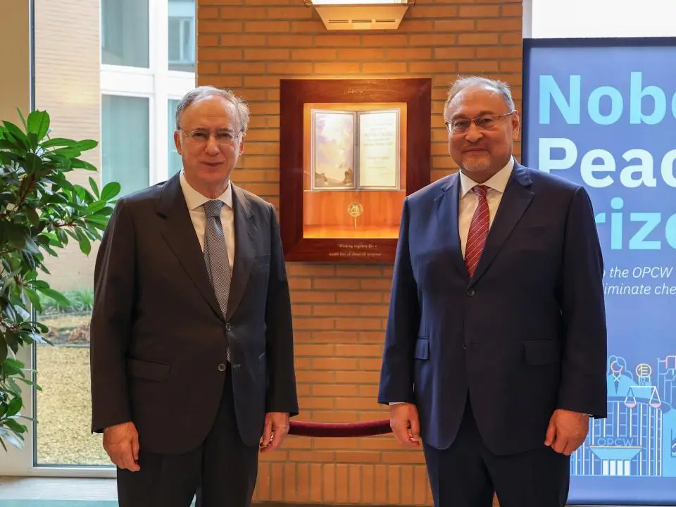 Посол Казахстана вручил верительные грамоты Генеральному директору Организации по запрещению химического оружия (2)