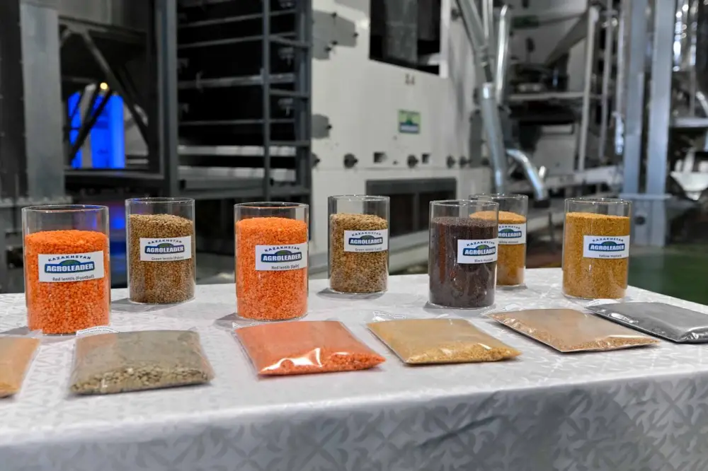 В области Абай открыт завод по переработке бобовых и масличных культур (7)