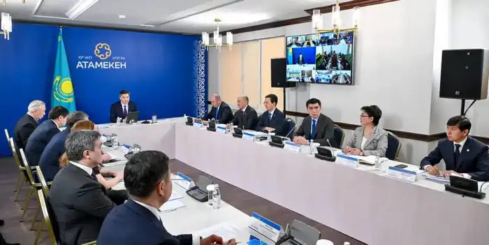 Министр промышленности и строительства доложил о ходе регистрации в Реестре казахстанских товаропроизводителей (2)