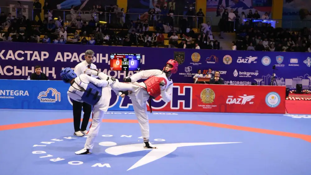 В ТУРКЕСТАНЕ СТАРТОВАЛ ЧЕМПИОНАТ РЕСПУБЛИКИ КАЗАХСТАН ПО ТАЭКВОНДО СРЕДИ МОЛОДЕЖИ (3)