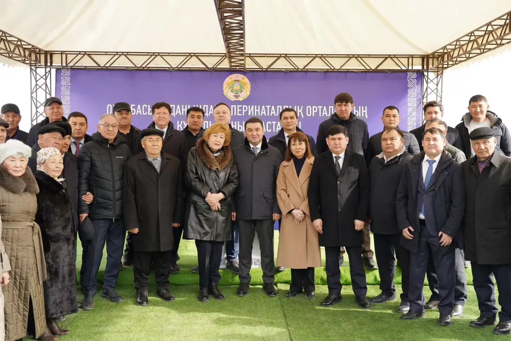 В ТУРКЕСТАНСКОЙ ОБЛАСТИ НАЧАЛОСЬ СТРОИТЕЛЬСТВО ПЕРИНАТАЛЬНОГО ЦЕНТРА НА 200 МЕСТ (8)