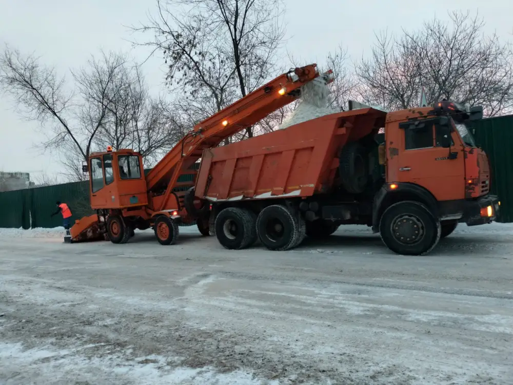 Более 30 тысяч кубометров снега вывезли из Астаны за ночь (9)
