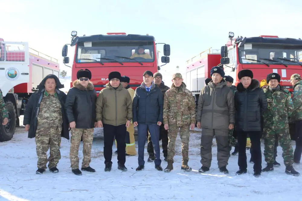 Противопожарная техника передана в «Баянаульский государственный национальный природный парк» (3)