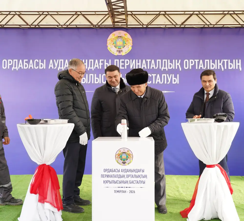 В ТУРКЕСТАНСКОЙ ОБЛАСТИ НАЧАЛОСЬ СТРОИТЕЛЬСТВО ПЕРИНАТАЛЬНОГО ЦЕНТРА НА 200 МЕСТ (10)
