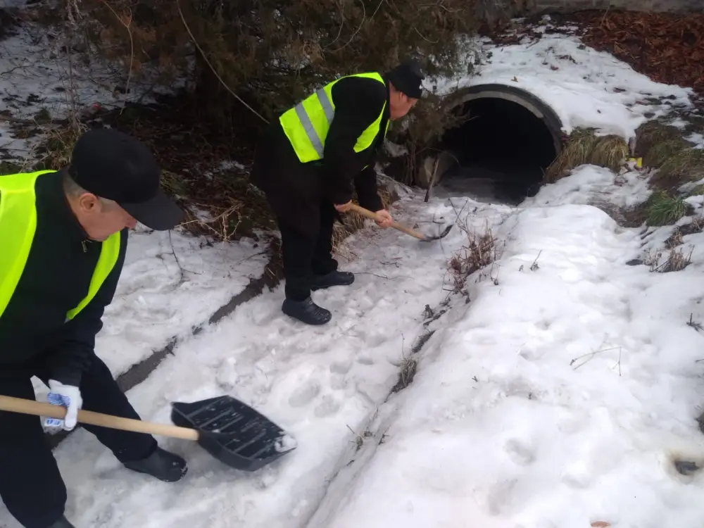Комплекс превентивных мероприятий по подготовке к паводковому периоду проводится в регионах Казахстана (2)