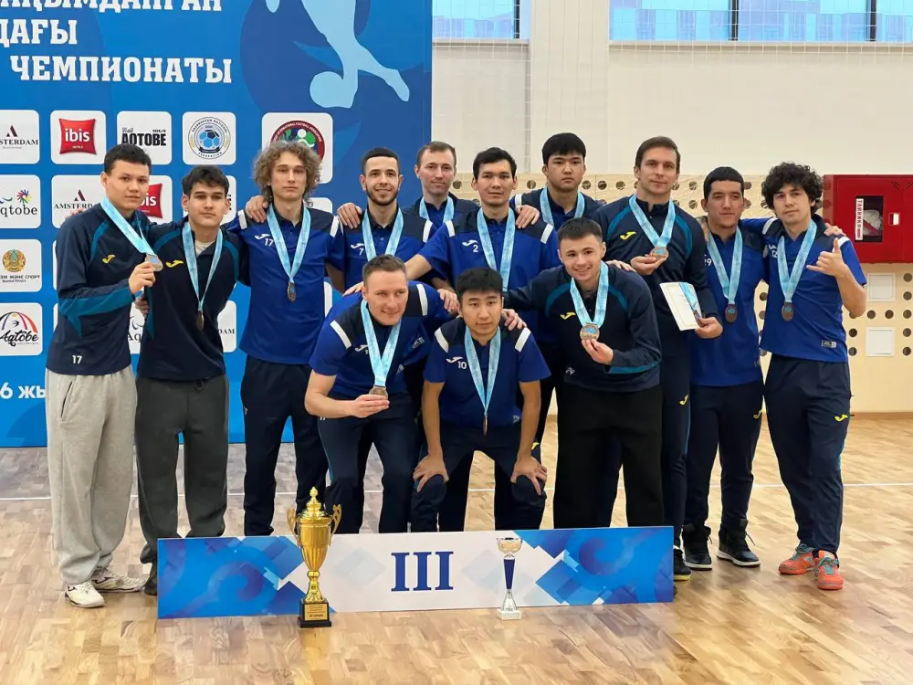 В новом спортивном комплексе Актобе прошел чемпионат Казахстана по сурдо-футзалу (2)