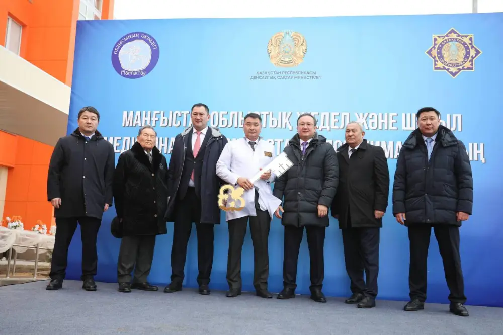 В Мангистау открыли вторую в стране уникальную станцию скорой помощи (8)