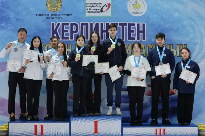 Стали известные чемпионы Казахстана по кёрлингу среди смешанных команд (3)