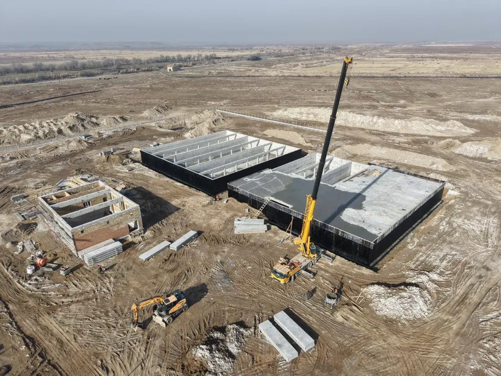 На 70% завершено строительство Шардаринского группового водопровода в Туркестанской области (6)