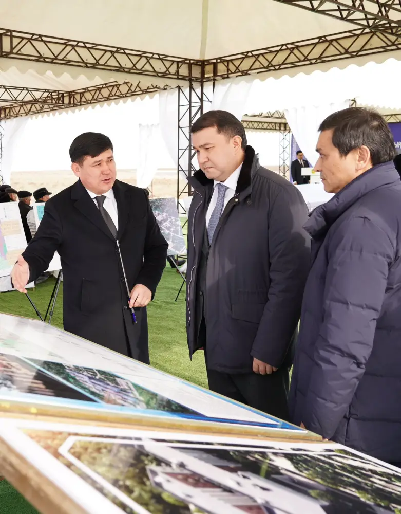 В ТУРКЕСТАНСКОЙ ОБЛАСТИ НАЧАЛОСЬ СТРОИТЕЛЬСТВО ПЕРИНАТАЛЬНОГО ЦЕНТРА НА 200 МЕСТ (6)