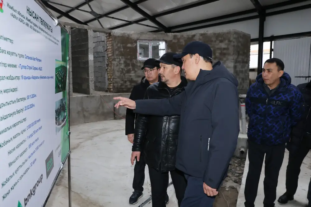 Рабочая поездка в Жамбылский район: образование, жилищная политика, АПК (6)