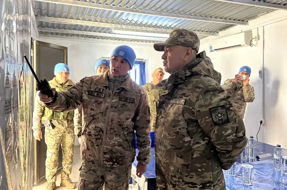 Глава миссии ООН отметила высокий уровень подготовки казахстанских миротворцев (3)